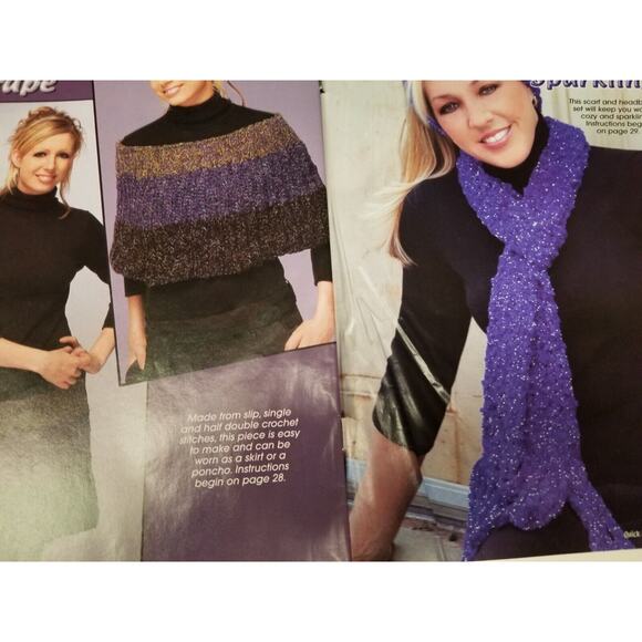 crochet books good used lot hats-scarfs-caps-gloves and more 1-9 - Picture 13 of 16